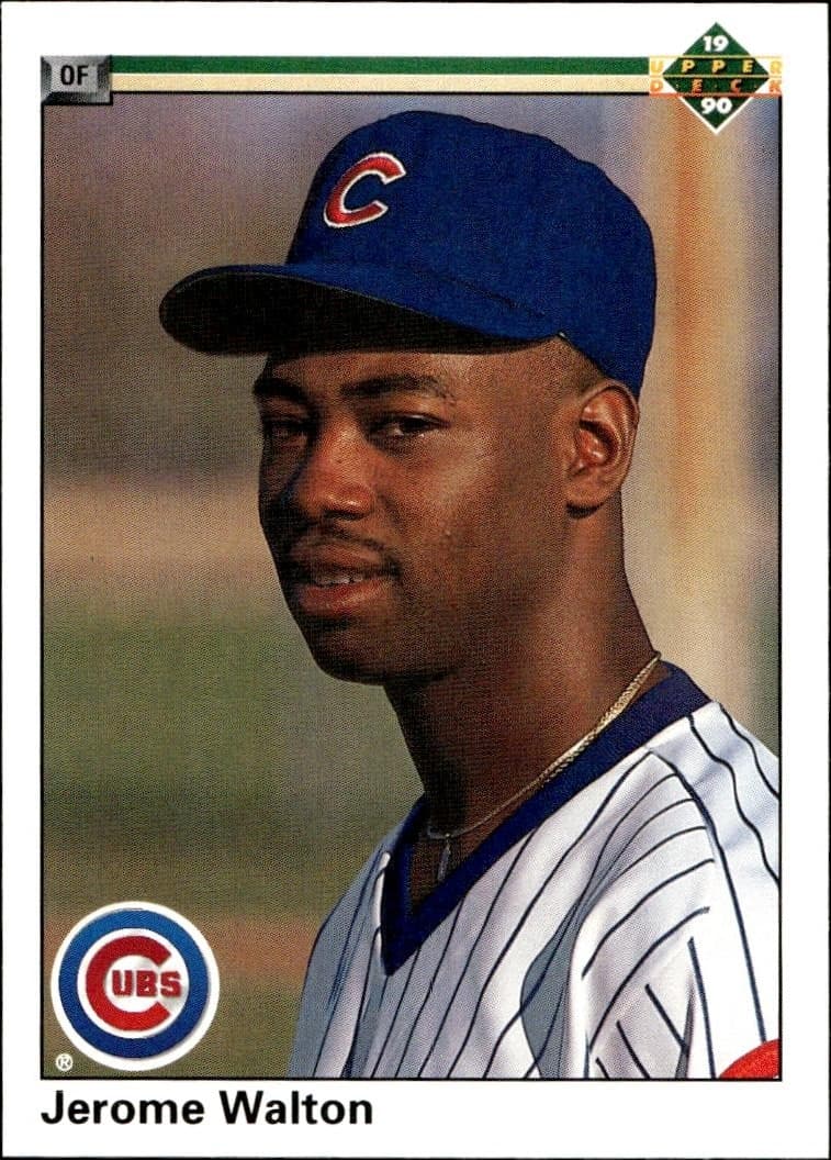 1990 Upper-Deck Jerome Walton #345 trading card