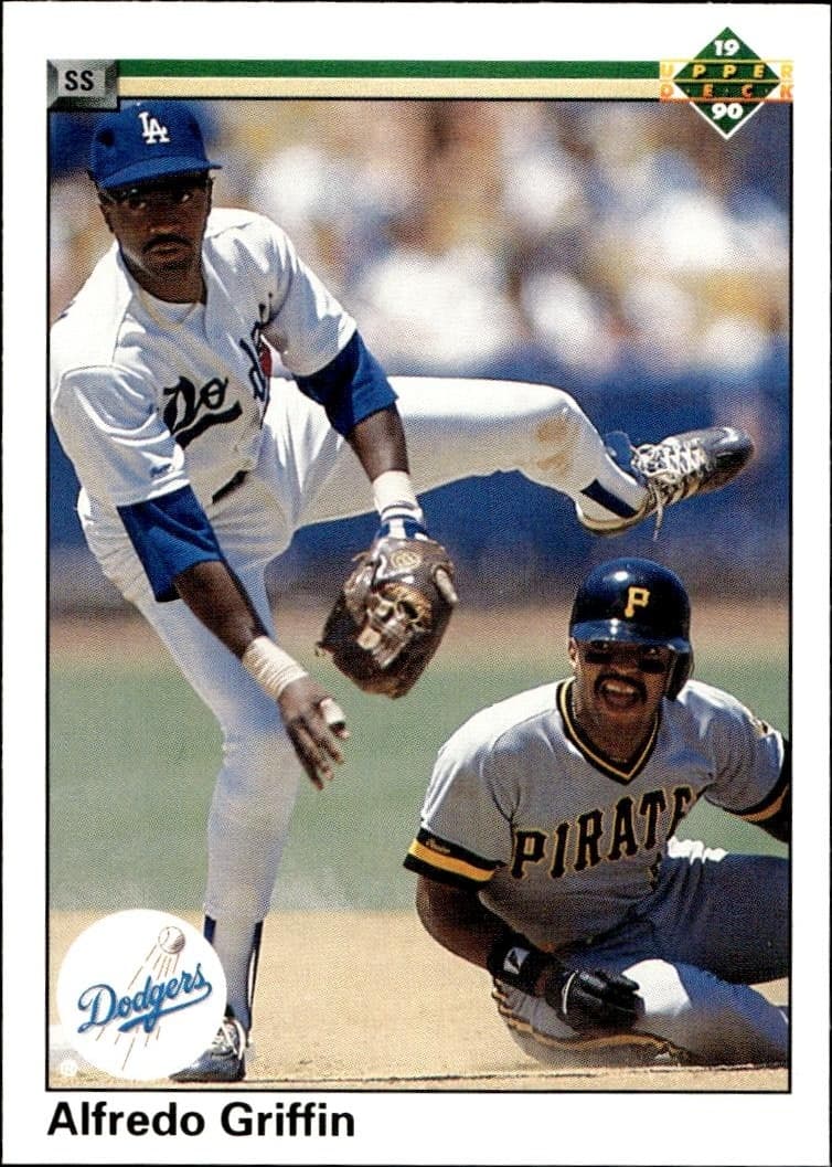 1990 Upper-Deck Alfredo Griffin #338 trading card