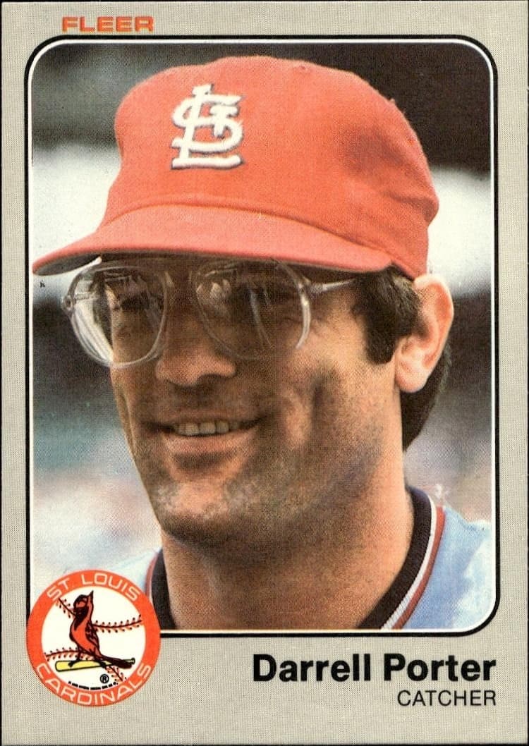 1983 fleer Darrell Porter