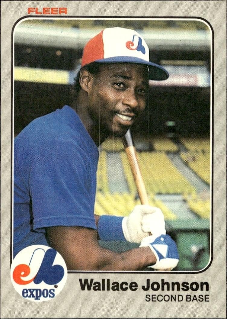 1983 Fleer Wallace Johnson #285 trading card