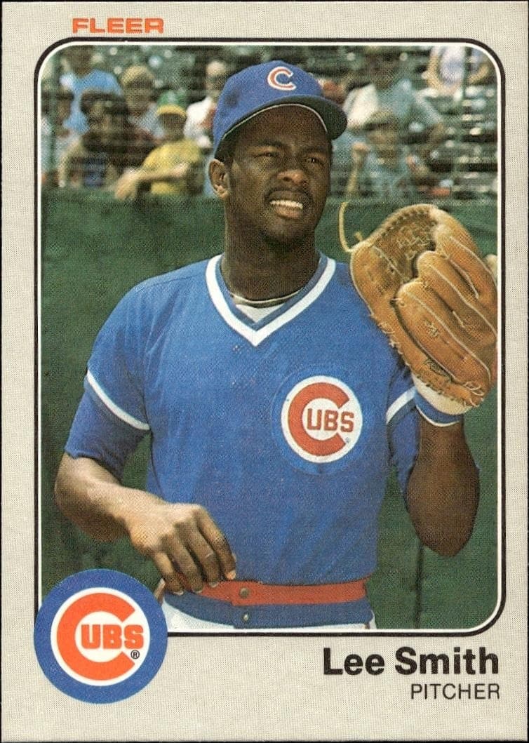1983 fleer Lee Smith