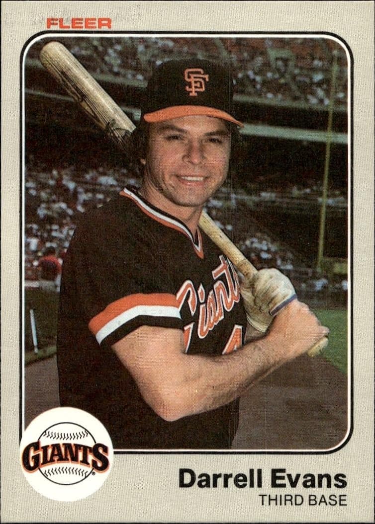 1983 Fleer Jack Clark #256 trading card