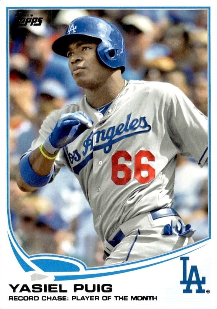 2013 topps Yasiel Puig