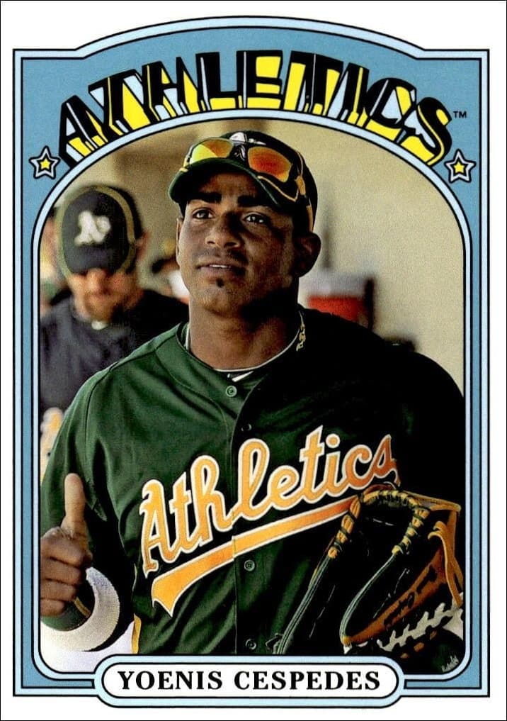 2013 Topps Archives Yoenis Cespedes #14 trading card