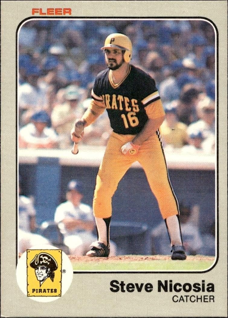 1983 Fleer Steve Nicosia #314 trading card
