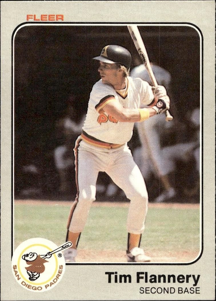 1983 Fleer Tim Flannery #359 trading card