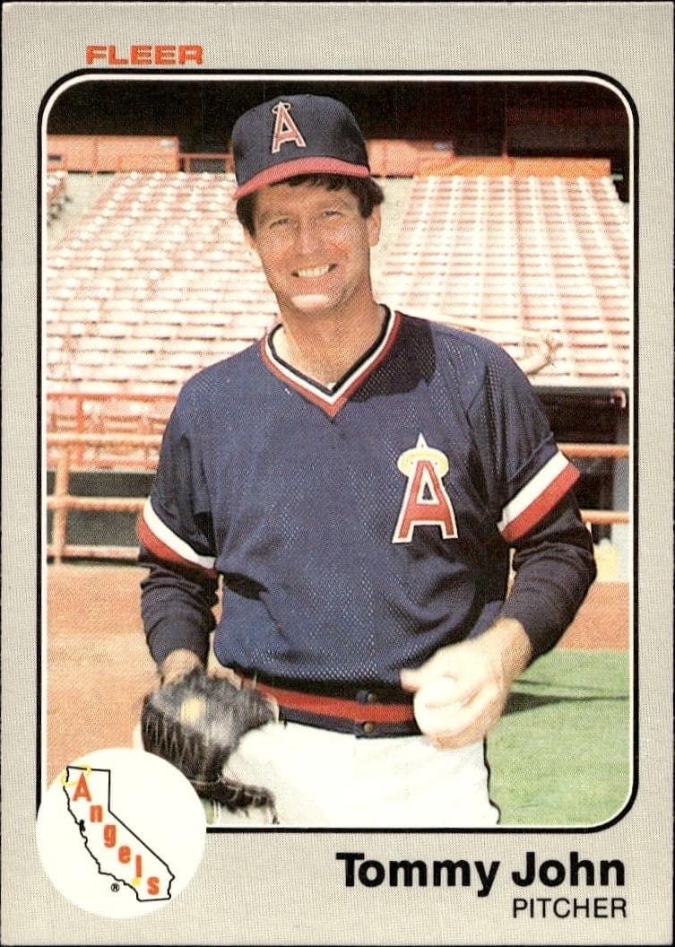 1983 fleer Tommy John