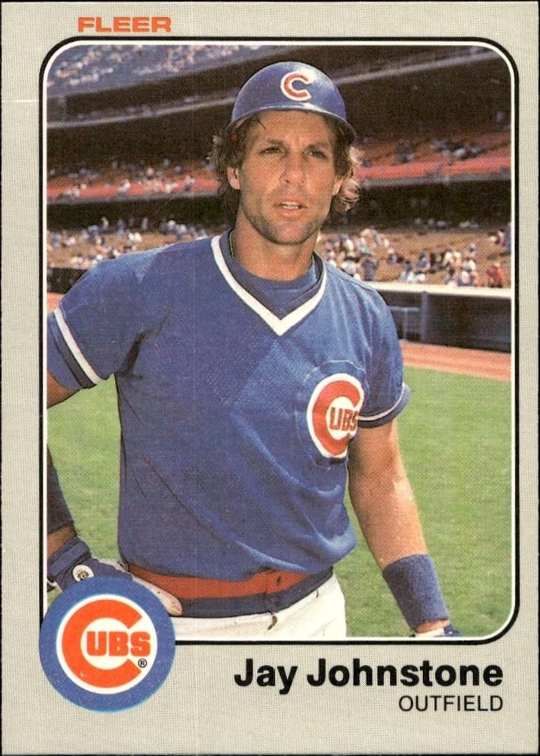 1983 Fleer Jay Johnstone #499