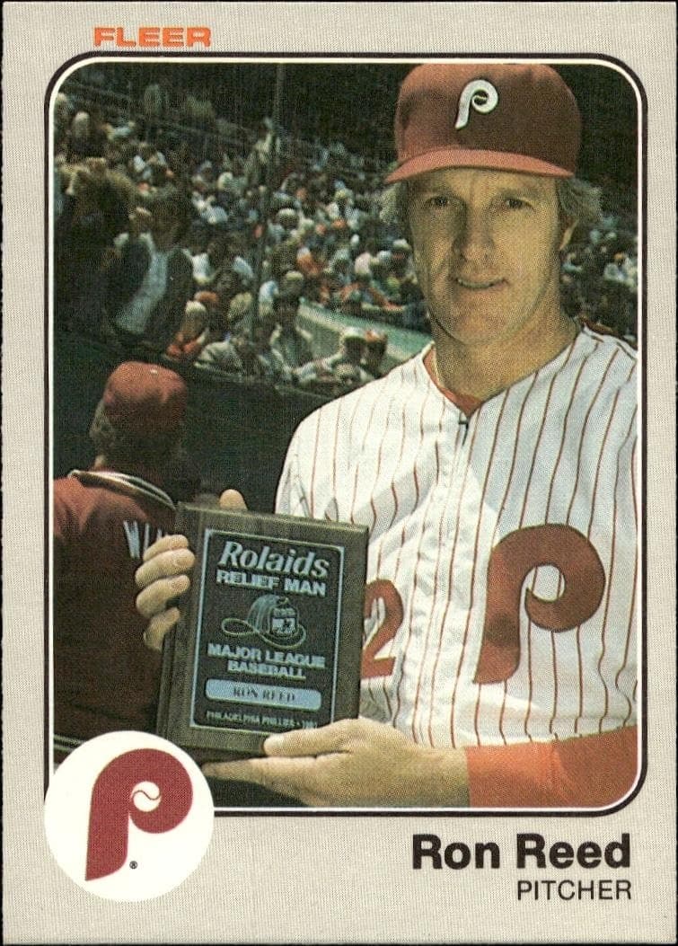 1983 Fleer Ron Reed #169 trading card