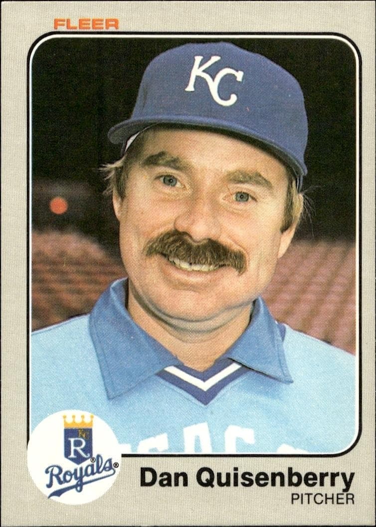 1983 fleer Dan Quisenberry