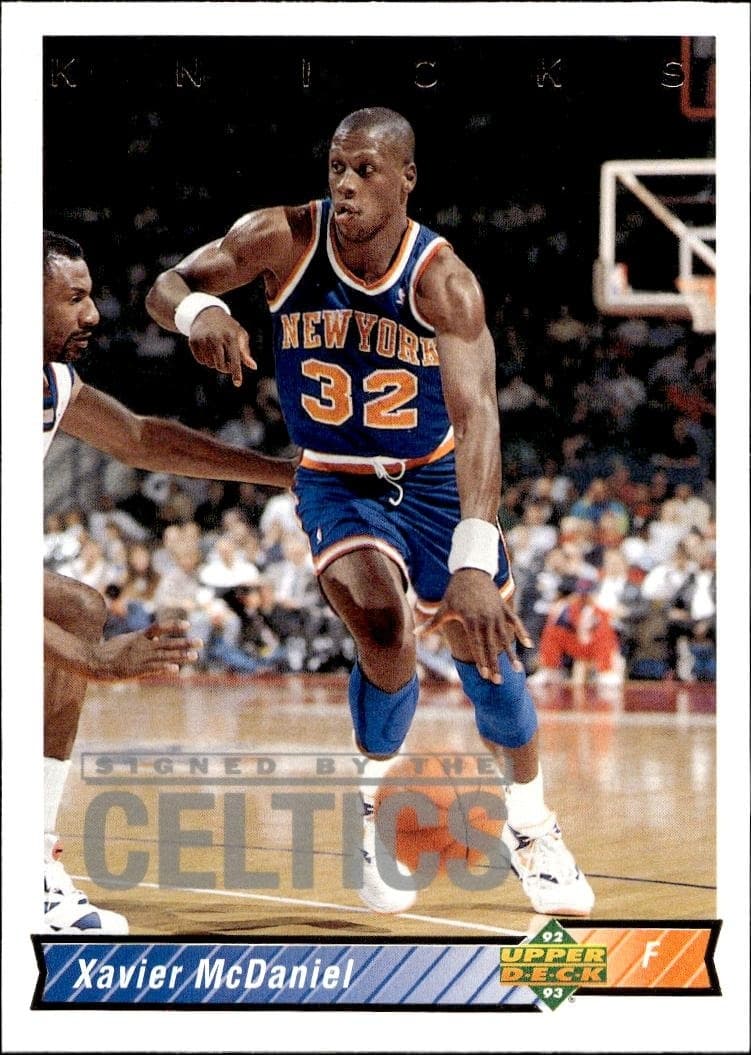 1992-93 upper-deck Xavier McDaniel