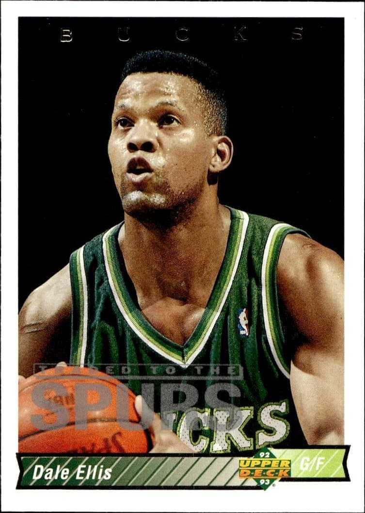 1992-93 Upper-Deck Dale Ellis #88 trading card
