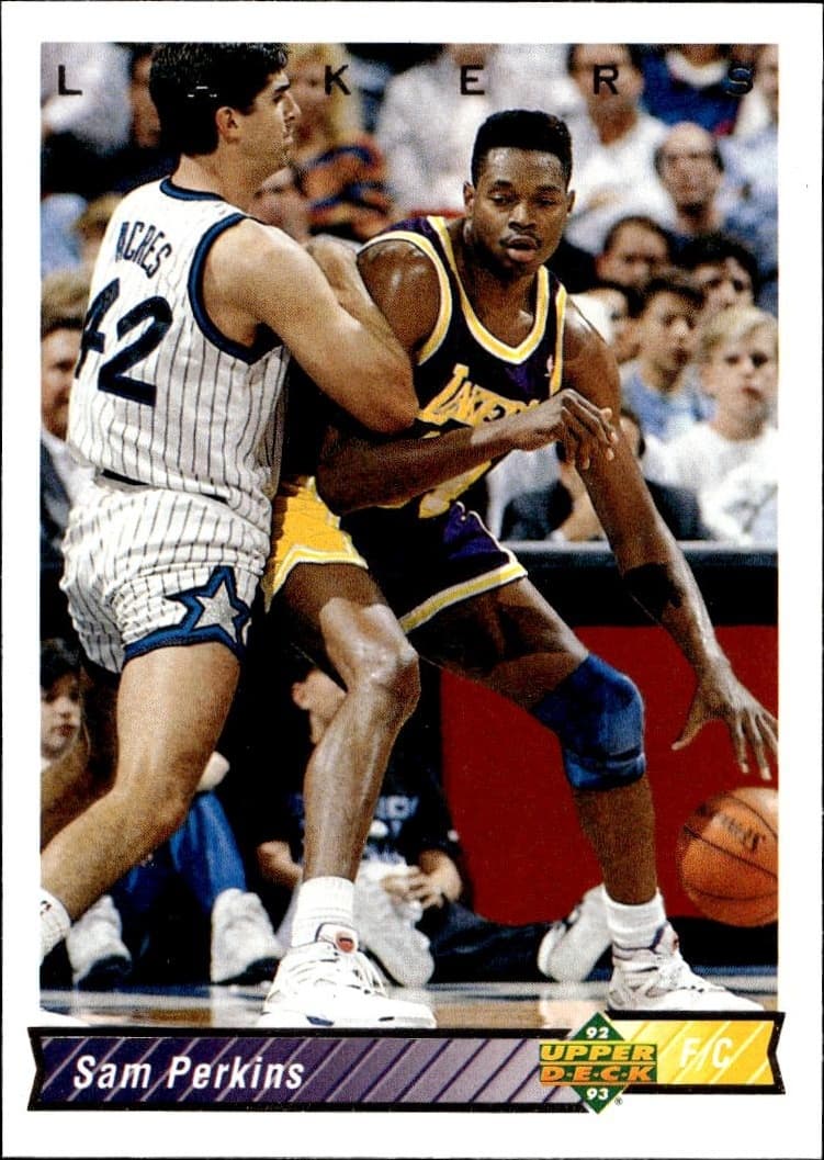1992-93 Upper-Deck Sam Perkins #160 trading card