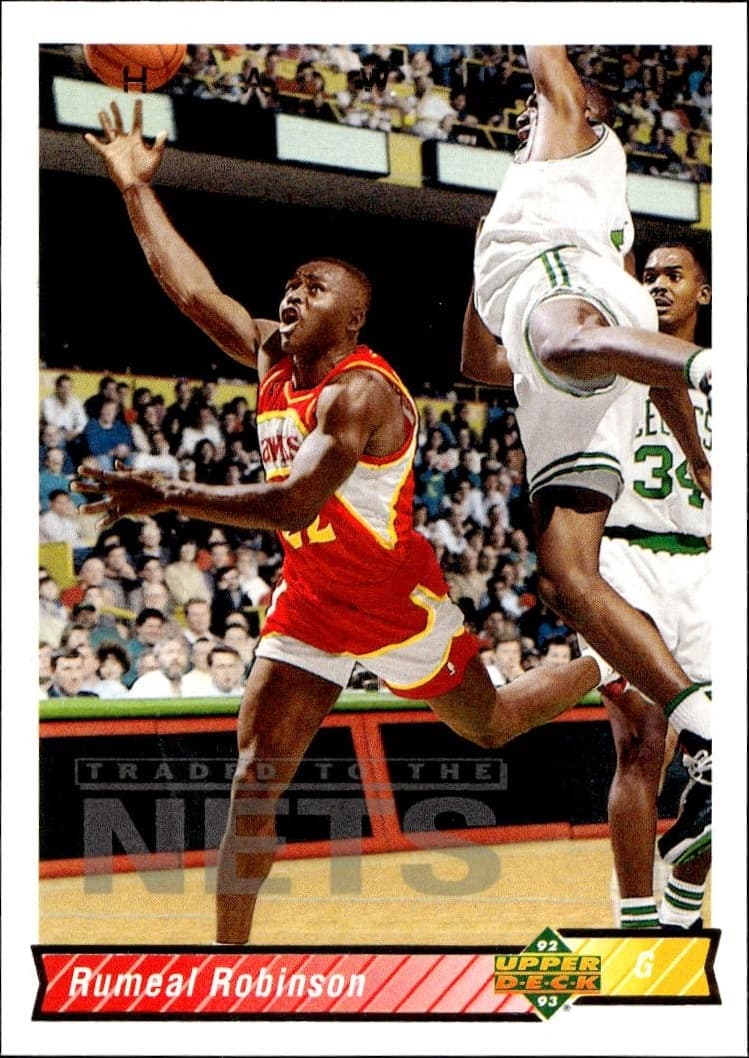 1992-93 Upper-Deck Rumeal Robinson #150 trading card