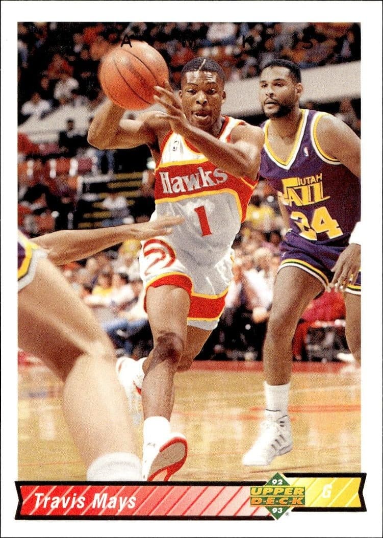 1992-93 upper-deck Travis Mays