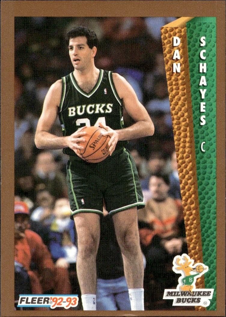1992-93 Fleer Dan Schayes #377 trading card