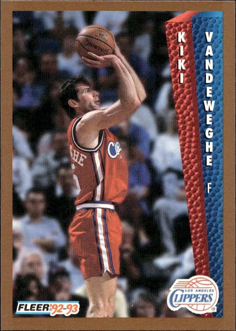 1992-93 Fleer Kiki Vandeweghe #359 trading card