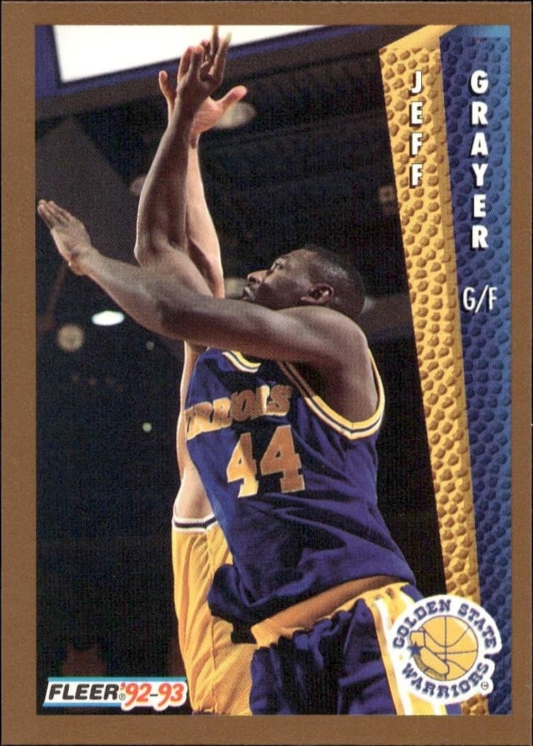1992-93 Fleer Jeff Grayer #339 trading card