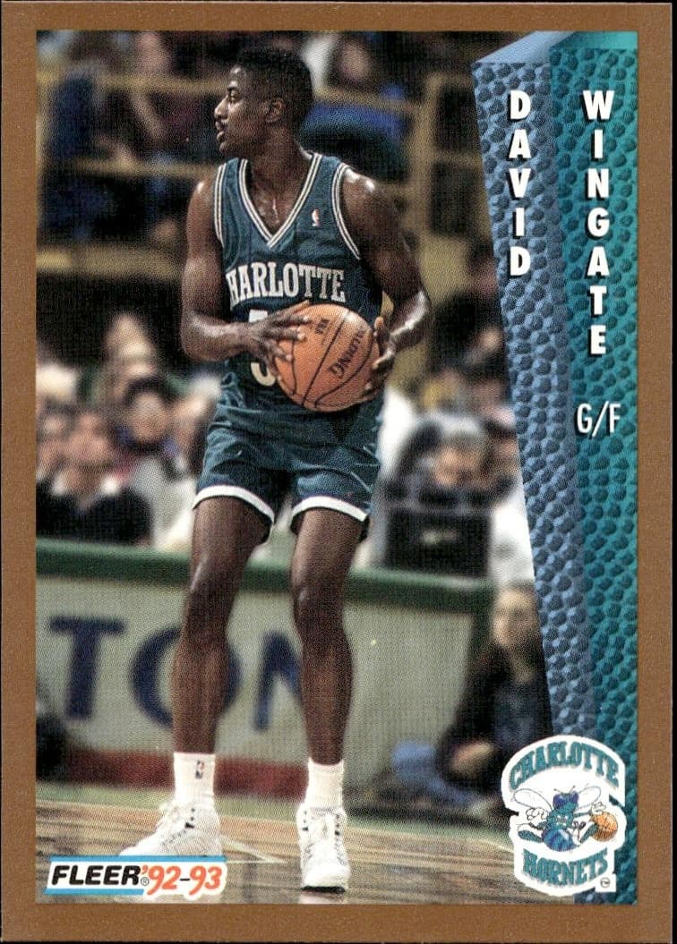 1992-93 Fleer David Wingate #312 trading card