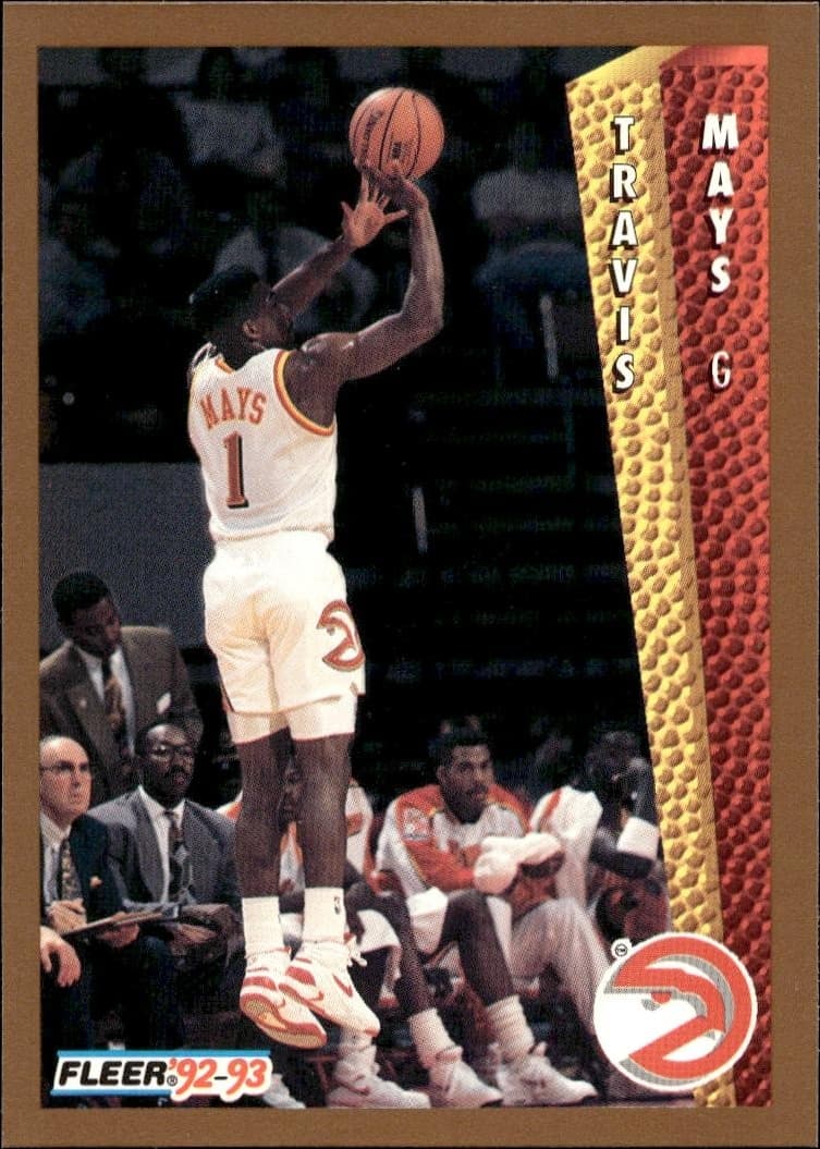 1992-93 fleer Travis Mays