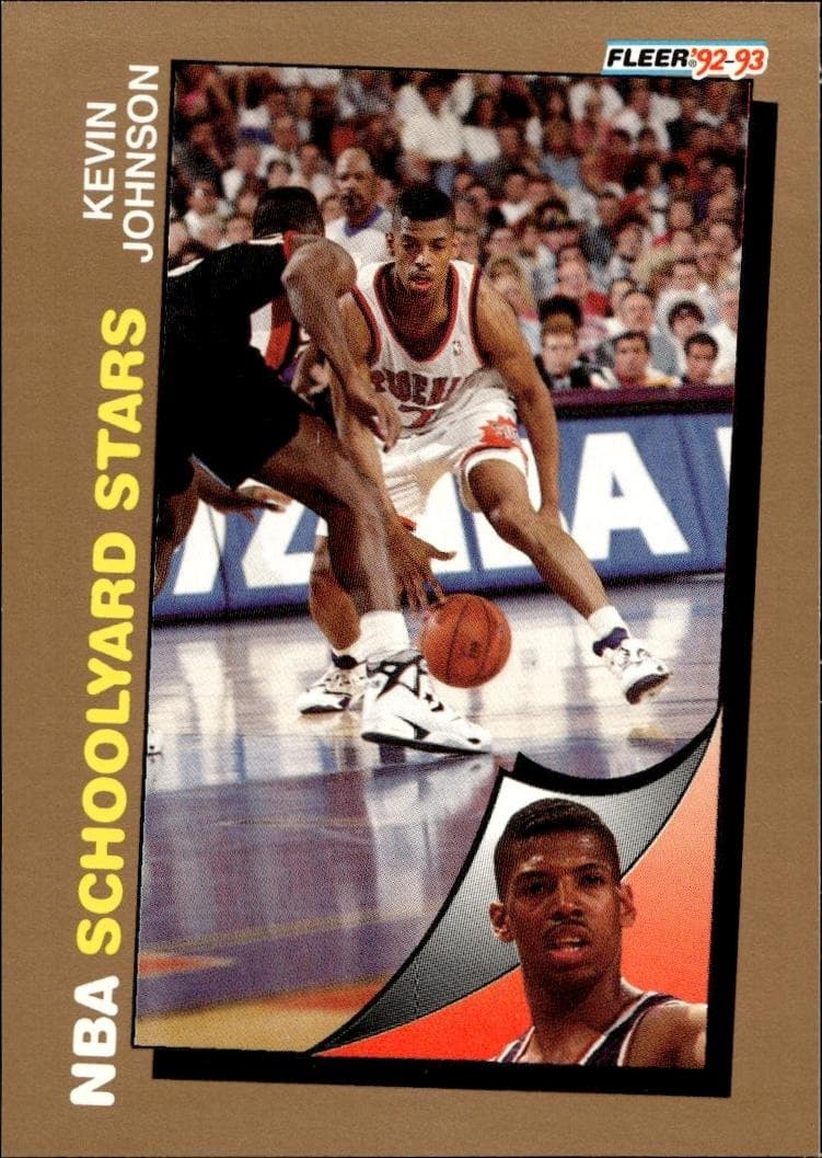 1992-93 Fleer Kevin Johnson #258 trading card