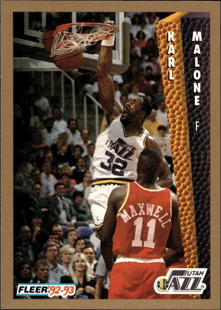 1992-93 Fleer Karl Malone #225 trading card