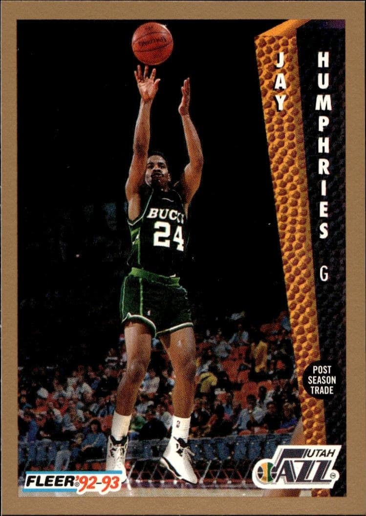1992-93 Fleer Jay Humphries #222 trading card