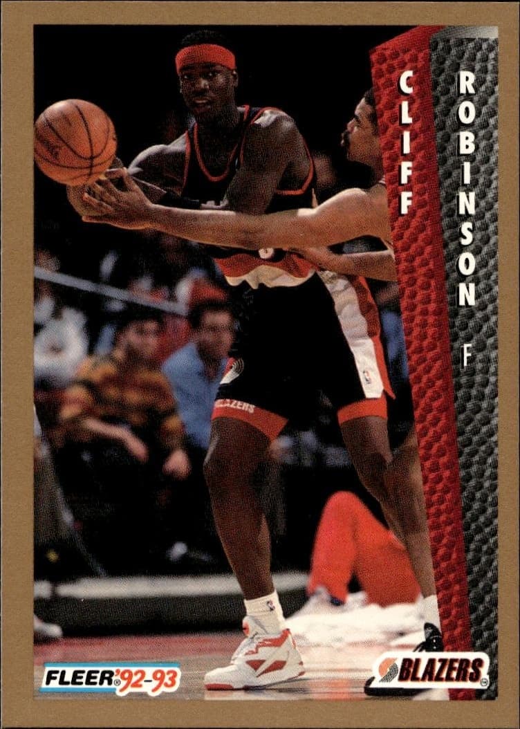 1992-93 Fleer Clifford Robinson #191 trading card