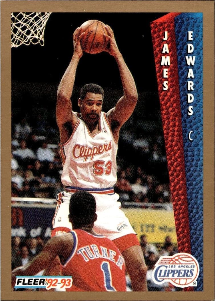 1992-93 Fleer James Edwards #98 trading card