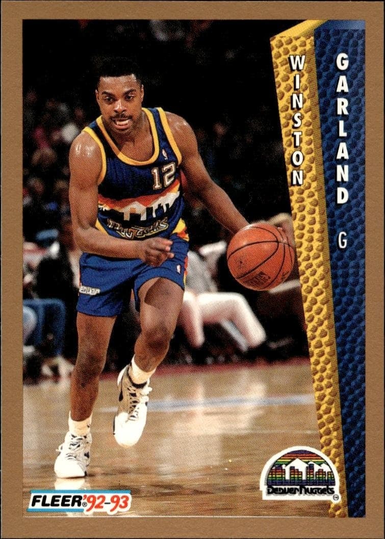 1992-93 Fleer Winston Garland #55 trading card