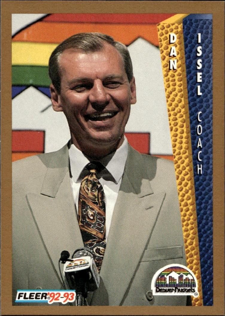 1992-93 Fleer Dan Issel #56 trading card