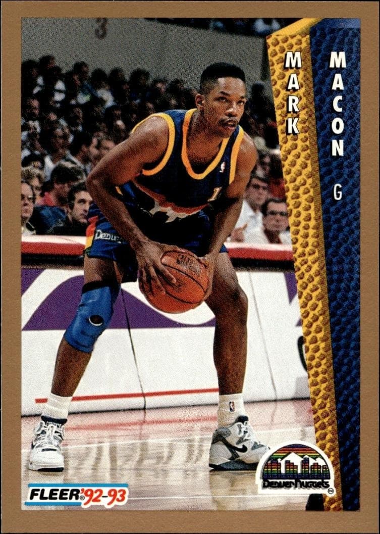 1992-93 Fleer Mark Macon #59 trading card
