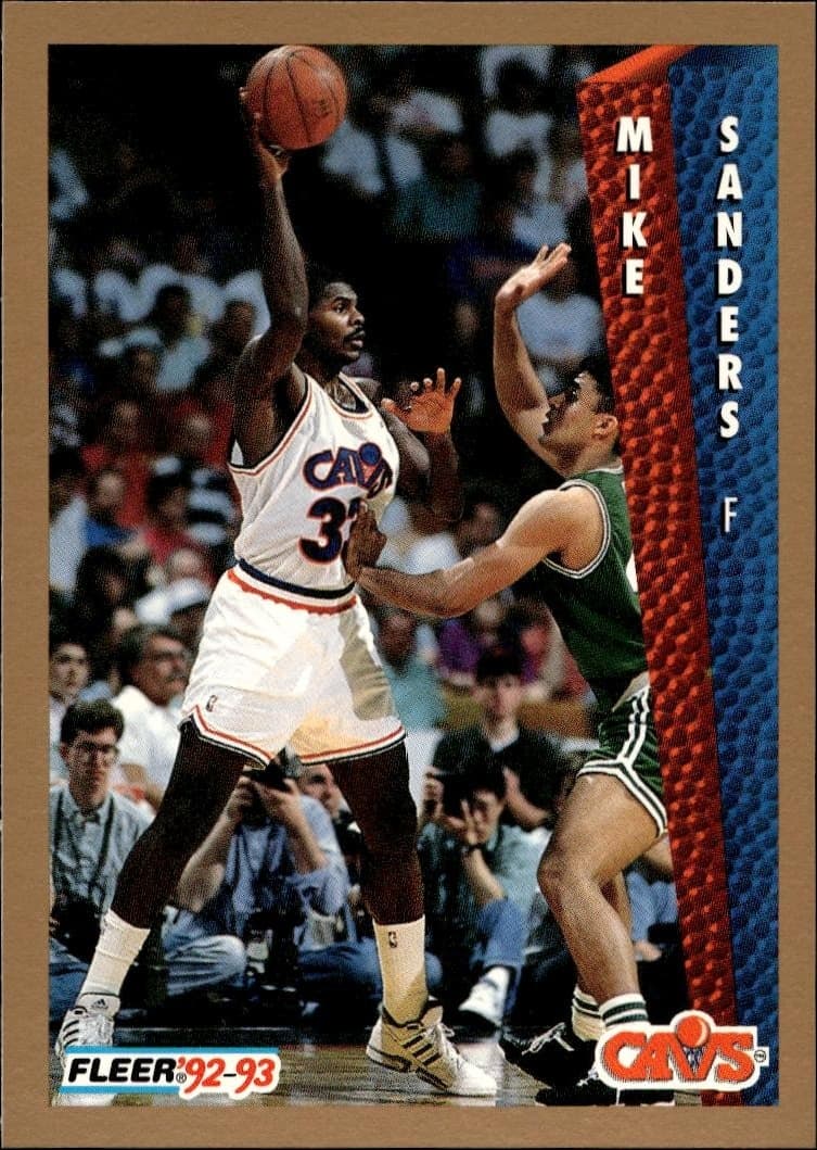 1992-93 Fleer Mike Sanders #44