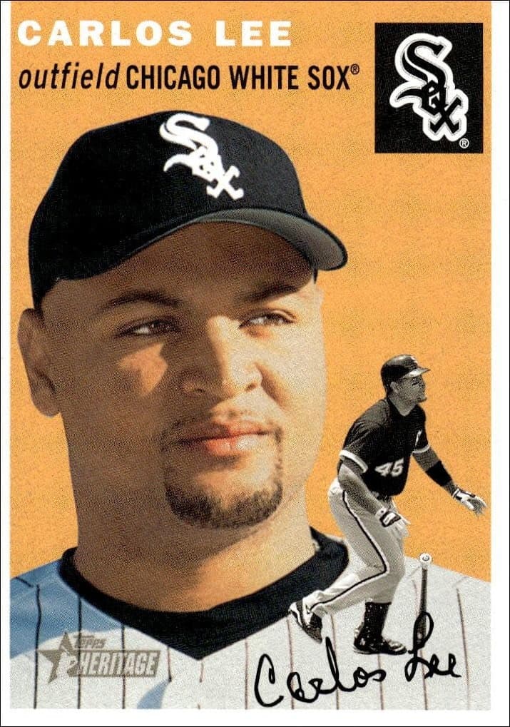 2003 Topps Heritage Carlos Lee #89