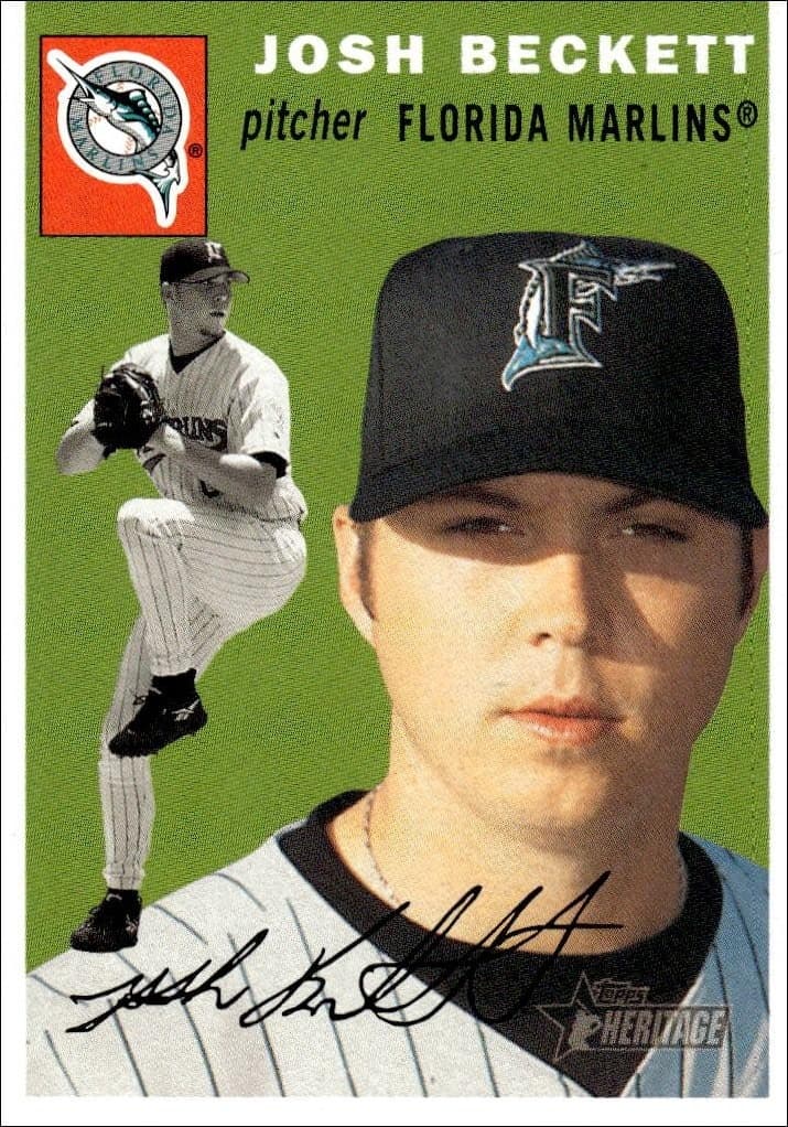 2003 Topps Heritage Josh Beckett #155