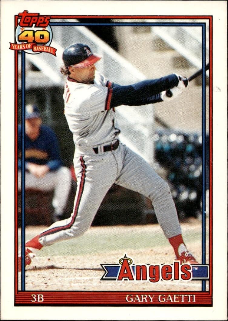 1991 Topps Traded Gary Gaetti #44T