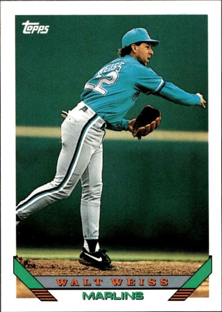 1993 Topps Traded Walt Weiss #18T trading card