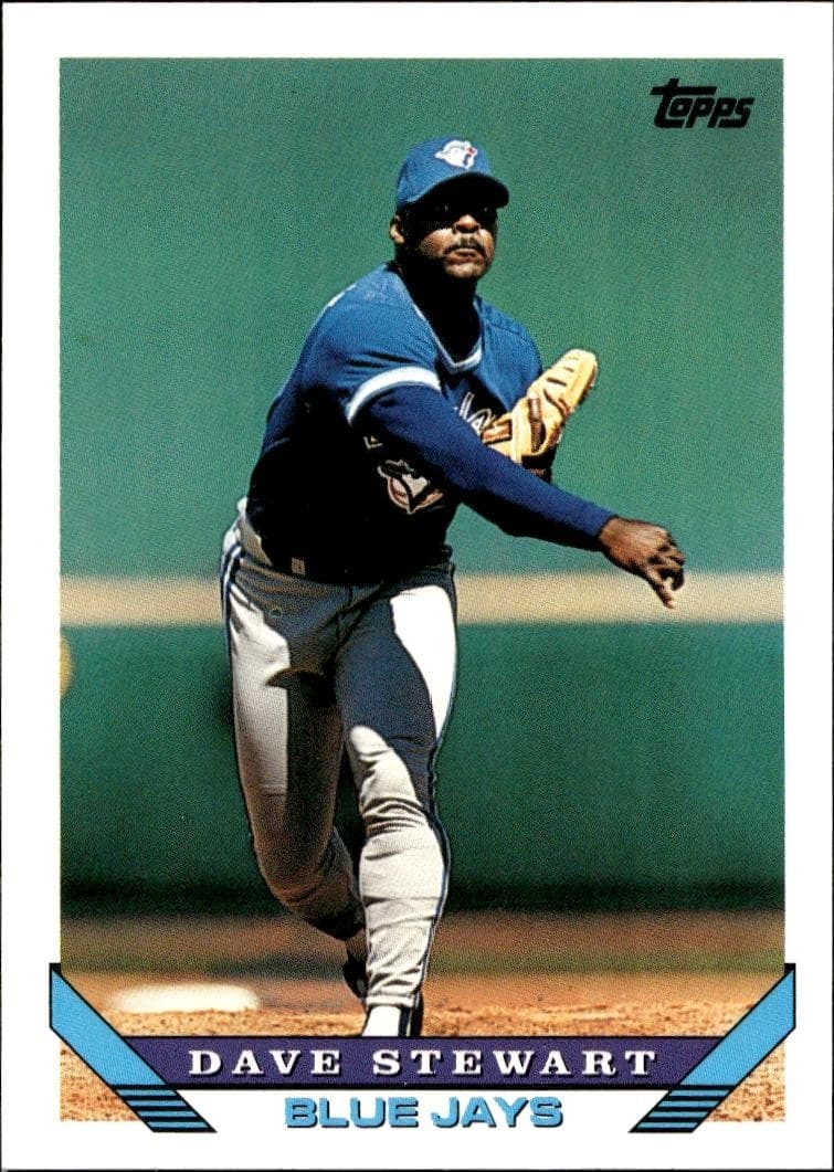1993 Topps Traded Dave Stewart #114T trading card