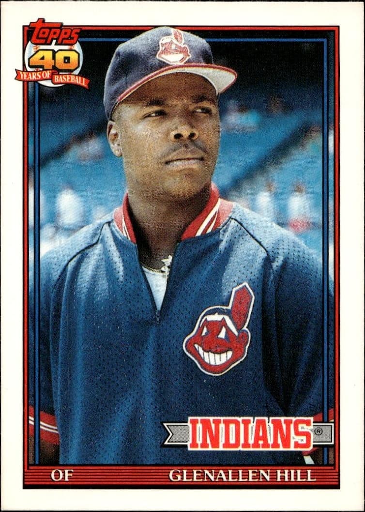 1991 Topps Traded Glenallen Hill #55T trading card