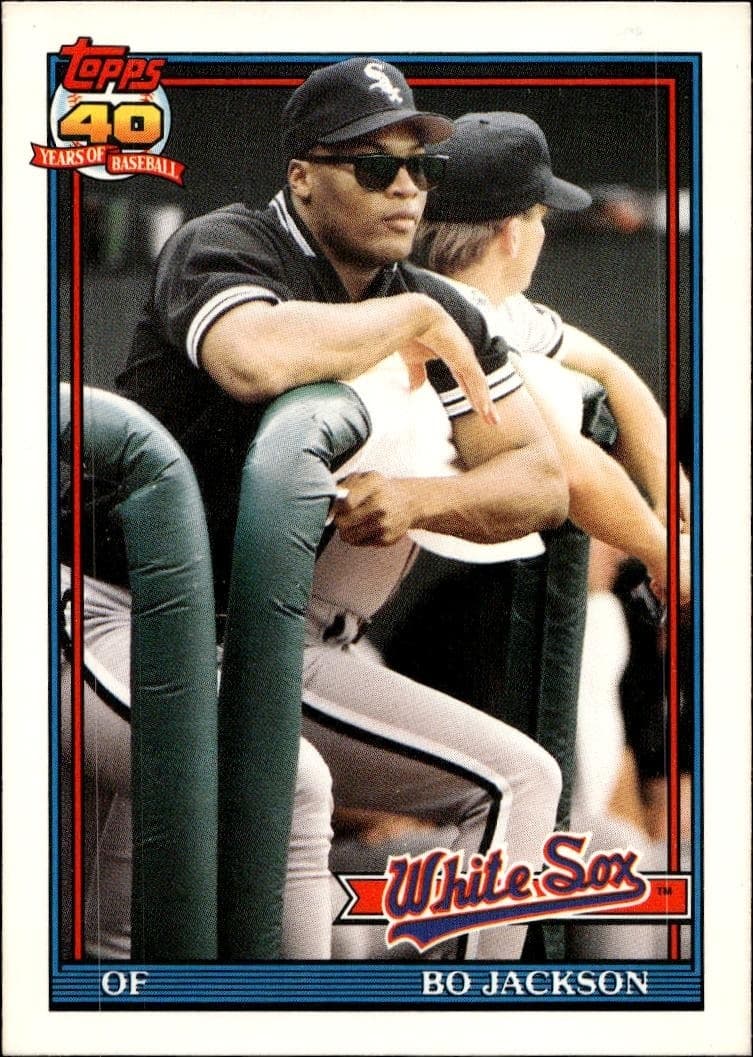 1991 Topps Traded Bo Jackson #58T trading card