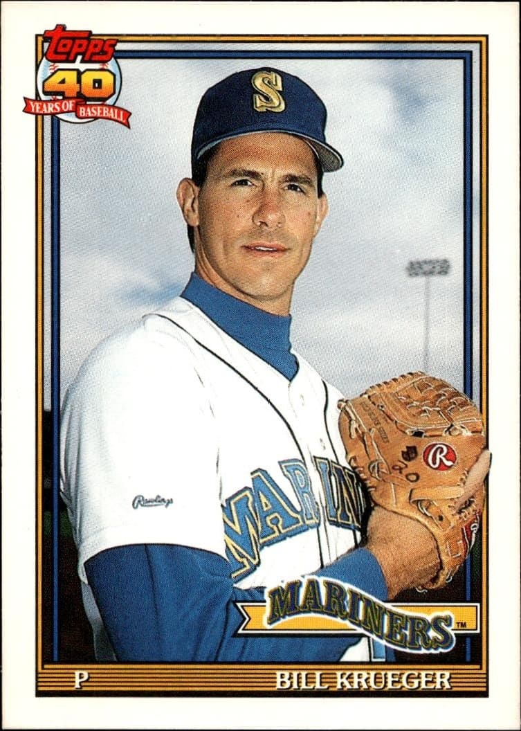1991 topps Bill Krueger