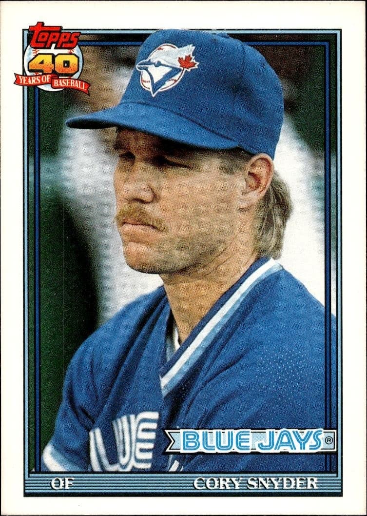 1991 topps Cory Snyder