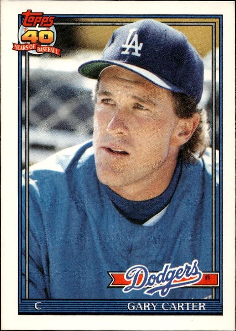 1991 topps Gary Carter