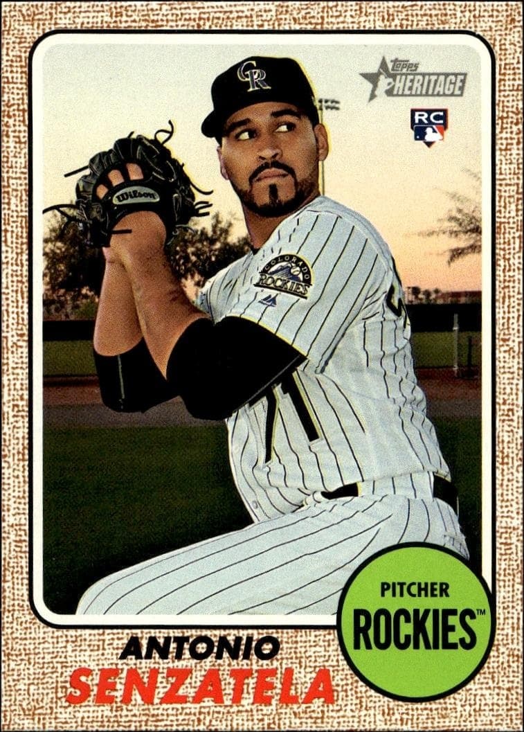 2017 Topps Heritage Antonio Senzatela #523 trading card