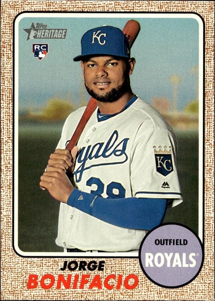 2017 Topps Heritage Jorge Bonifacio #559