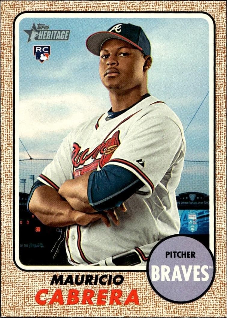 2017 Topps Heritage Mauricio Cabrera #556