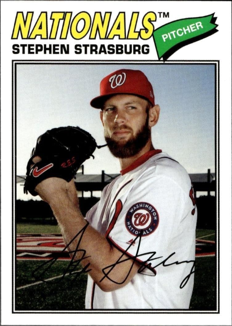2018 topps Stephen Strasburg