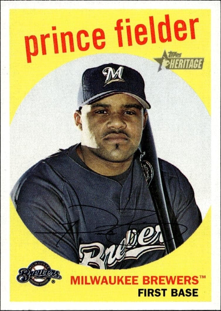 2008 topps Prince Fielder