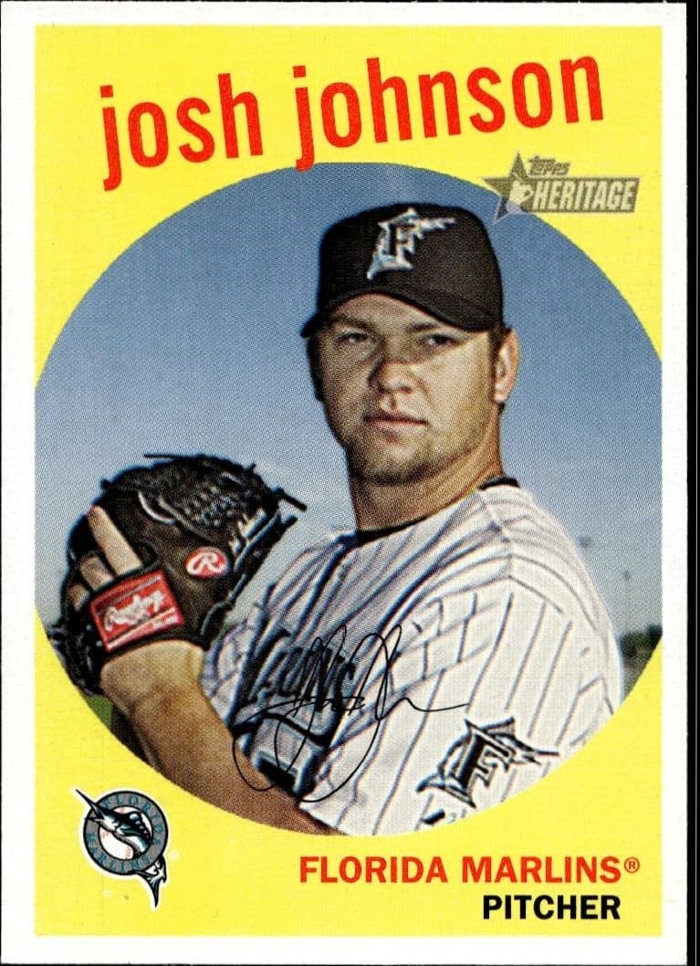 2008 topps Josh Johnson