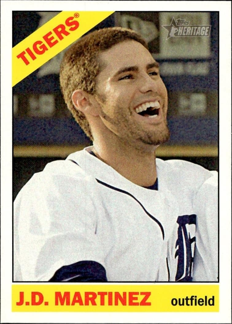 2015 Topps Heritage J.D. Martinez #20 trading card